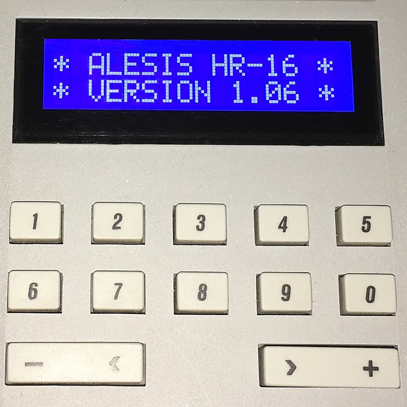 Alesis HR-16 HR-16B & MMT-8 LCD Display - Replacement Screen - BLUE image 1