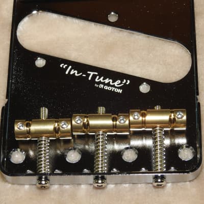 Gotoh BS-TC1S Chrome Finish Vintage Telecaster Bridge With In-Tune Brass Saddles Factory Packaging! image 10