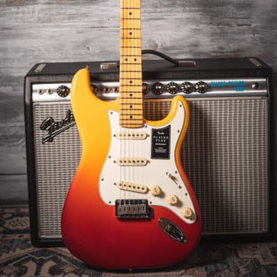 Fender Player Plus Stratocaster - Tequila Sunrise w/Gig Bag - Floor Demo image 11