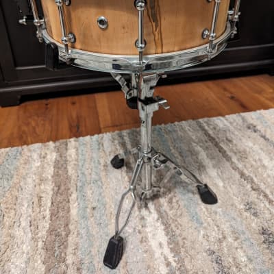Custom Stave Snare Drum - Ambrosia Maple 2020 - Natural image 9