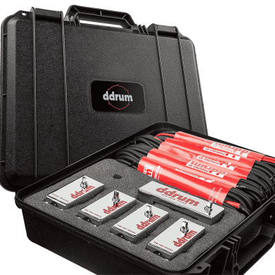 ddrum DDR16-CE Chrome Elite Tour Trigger Pack (5pc) with Cables & Case