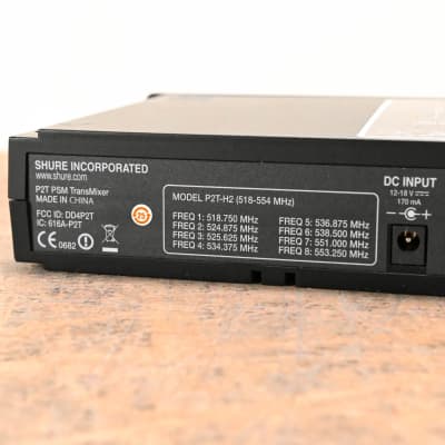 Shure PSM200 In-Ear Personal Monitoring System - H2 Band NO POWER SUPPLY CG01KAB image 8