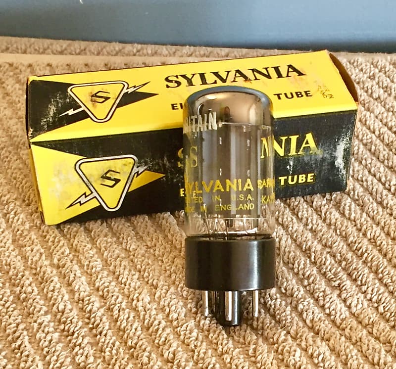 GZ34 Mullard (Sylvania-branded) NOS (5AR4) Rectifier | Reverb