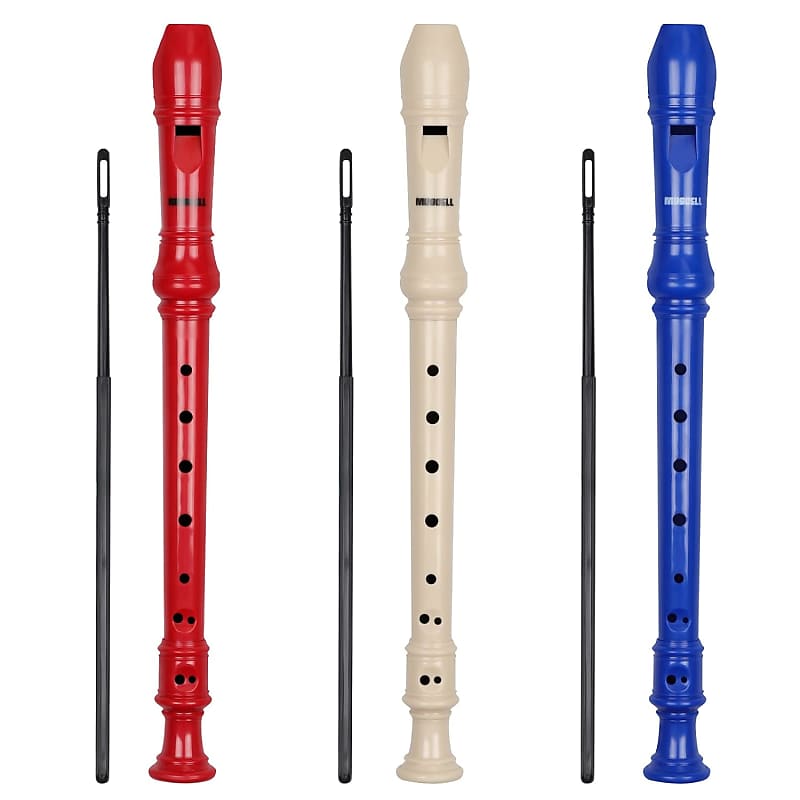 Recorder Instrument,8 Holes German Soprano Recorder Musical Reverb