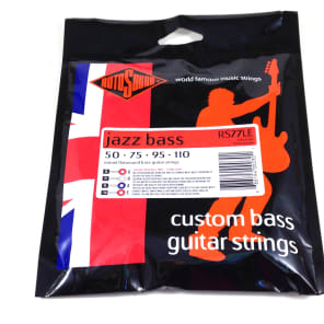 Rotosound RS77LE Monel Flatwound Jazz Bass Strings (50-11)