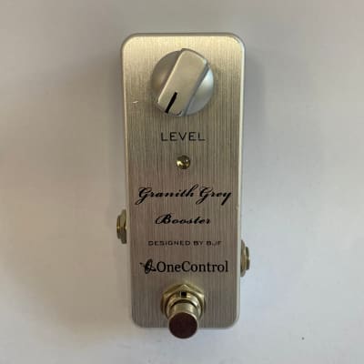Reverb.com listing, price, conditions, and images for one-control-granith-grey-booster