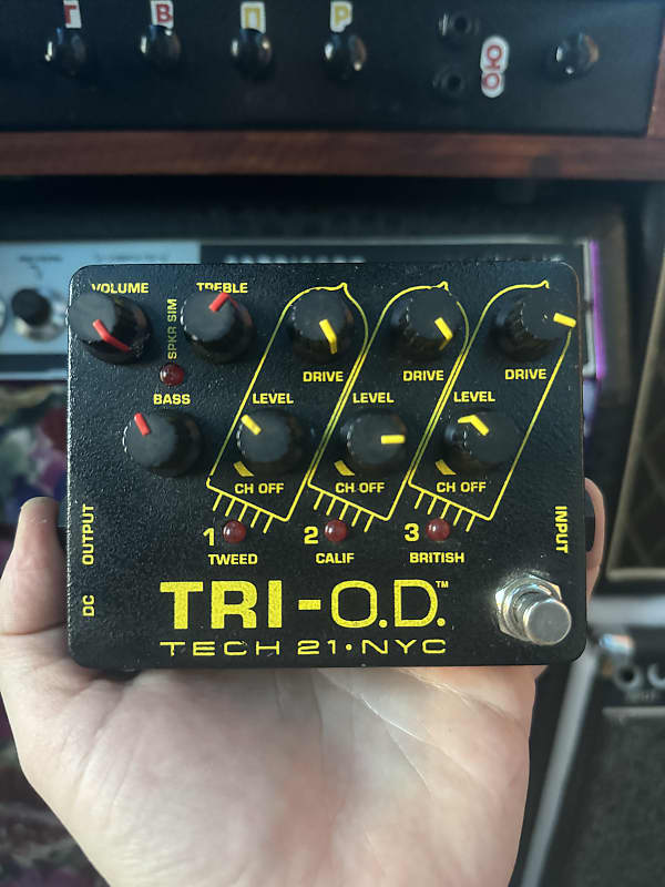 Tech 21 TriO.D. TRIOD Rare Overdrive Distortion Reverb Estonia