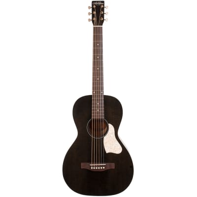 Art & Lutherie Roadhouse Parlor Acoustic Electric Guitar - Faded Black image 2