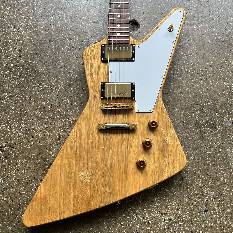 Kurt Wilson Korina Explorer Electric Guitar - Natural image 1