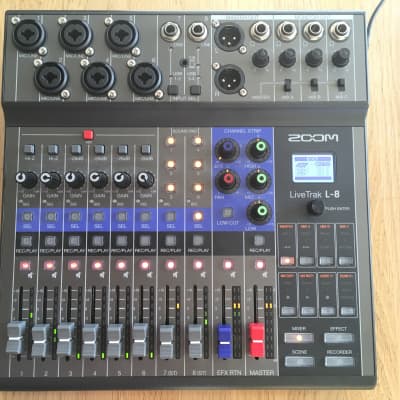 Zoom LiveTrak L-8 Digital Mixer / Recorder 2010s - Grey / Blue