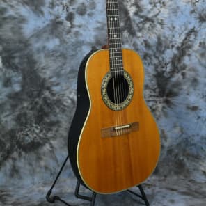 Late 60s Ovation 1624-4 Country Artist - Nylon String Acoustic/Electric Classical Guitar image 7