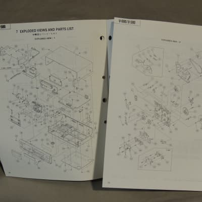 TEAC V-680 / V-580 Stereo Cassette Deck Service Manual [Three Wave Music]