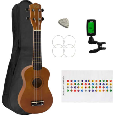 Mad About SU8-TU Soprano Ukulele for Beginners, Natural for sale