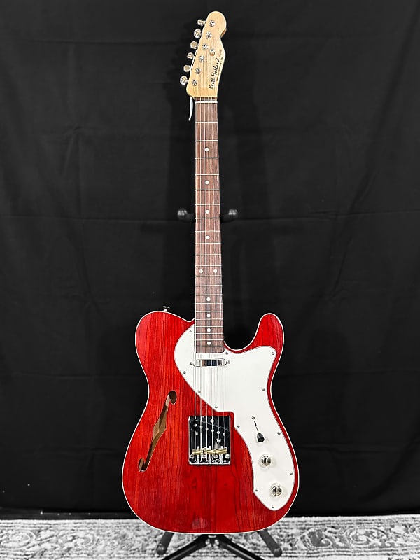 Keith Holland Custom T-NS-Thinline - Translucent Red Wine image 1