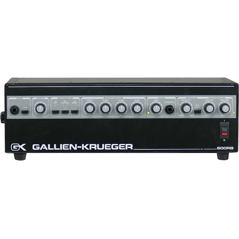 Gallien-Krueger 800RB 300 / 100-Watt Bi-Amp Bass Amp Head image 1