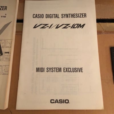Vintage CASIO Professional VZ-1 Digital Synthesizer W/ RC-100 Rom