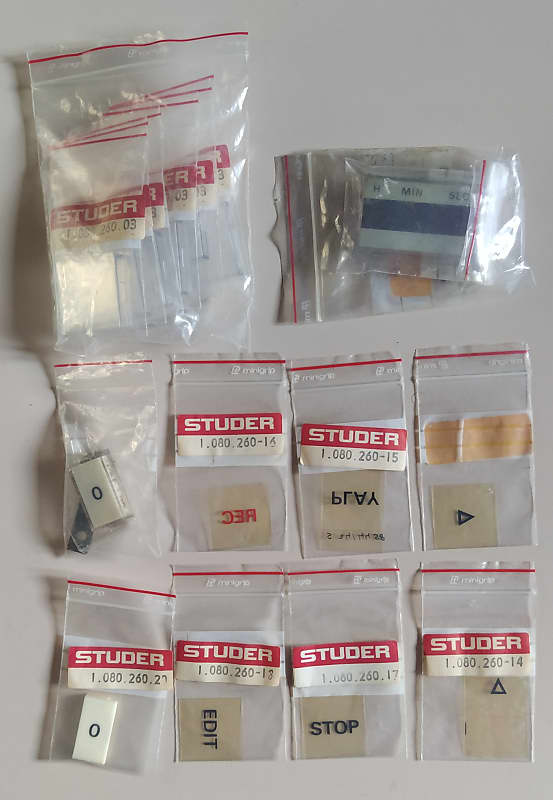 Studer A80/A800 NOS push button units accessories Reverb