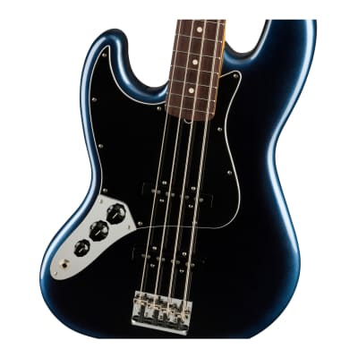 Fender American Professional II 4-String Jazz Bass (Left-Hand, Rosewood Fingerboard, Dark Night) image 4