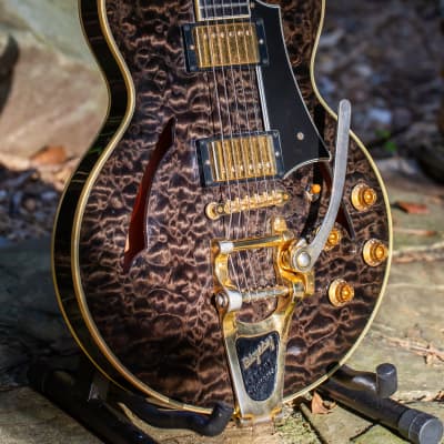 RARE Gibson Custom Shop Johnny A Black Quilt AAAA image 3