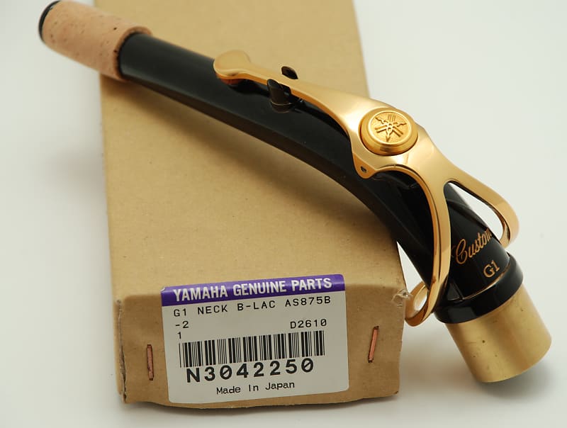 Yamaha's Professional Black Custom G1 Alto Saxophone Neck | Reverb