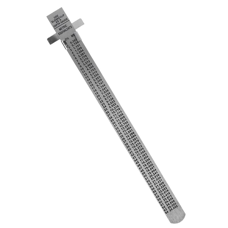 6 Inch Stainless Steel Precision Ruler with Inch 1/32 mm/Metric