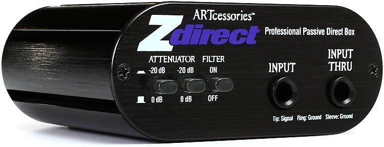 ART Zdirect 1-channel Passive Instrument Direct Box image 1