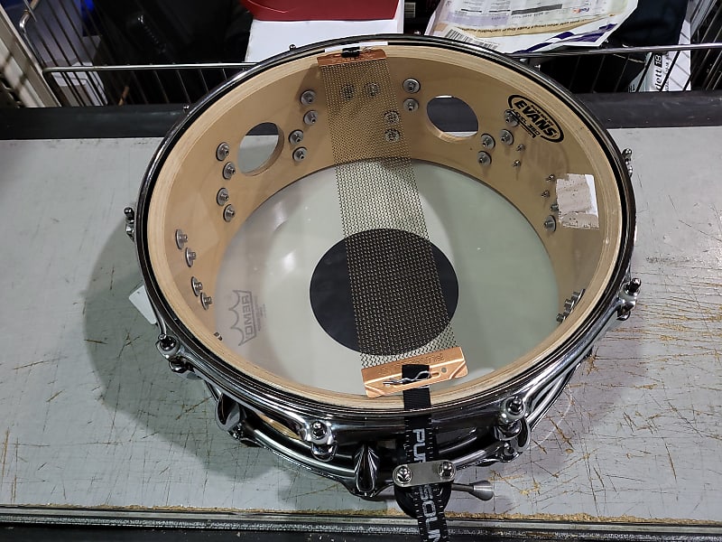 OCDP Orange County Drums & Percussion Black Sparkle Snare 14