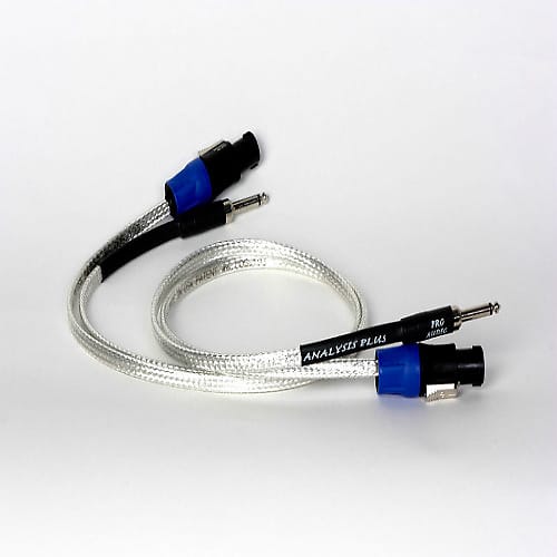 Analysis Plus Silver Oval Speaker cable- 6FT Length- STRAIGHT