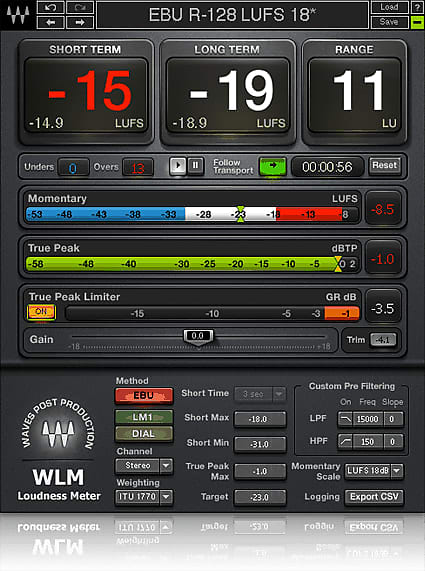 Waves WLM Plus Loudness Meter AAX + Mixing Lessons + 24hr E-Delivery! image 1