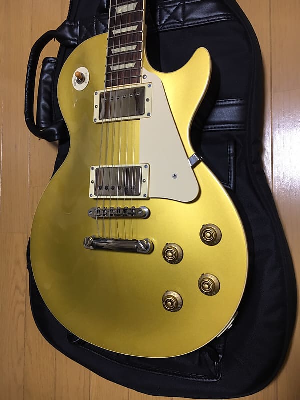 Bucchus BLP-STD ラッカーフィニッシュ Les Paul Bacchus BLP-STD-M Gold Top Les Paul Deluxe Type | HOWL GUITARS