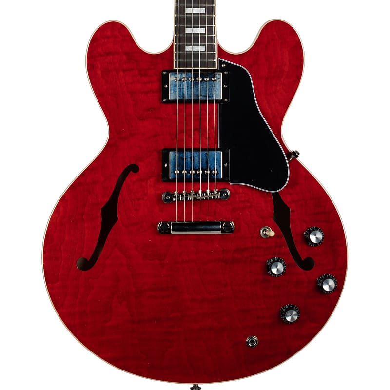 Gibson ES-335 Figured Semi Hollow Electric Guitar - Sixties Cherry image 1