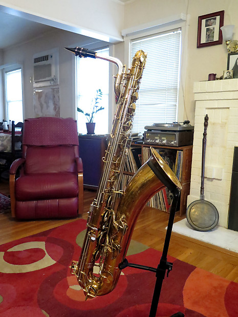 King Super 20 Baritone Saxophone 1960s Honey Lacquer