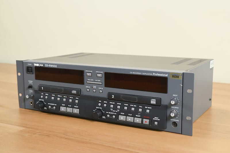 TASCAM CD-RW402 CD Recorder/Duplicator (church owned) CG00JJB