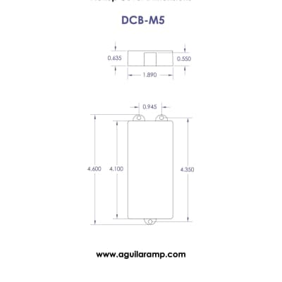 Aguilar DCB-5M 5-String Dual Ceramic Bar Music Man Style Pickup (DCB-M5) image 2