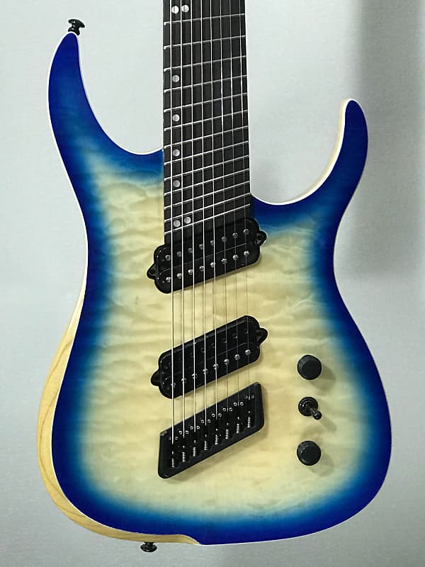 Ormsby HypeGTR 8 string Multiscale 2018 Blue Burst | Reverb