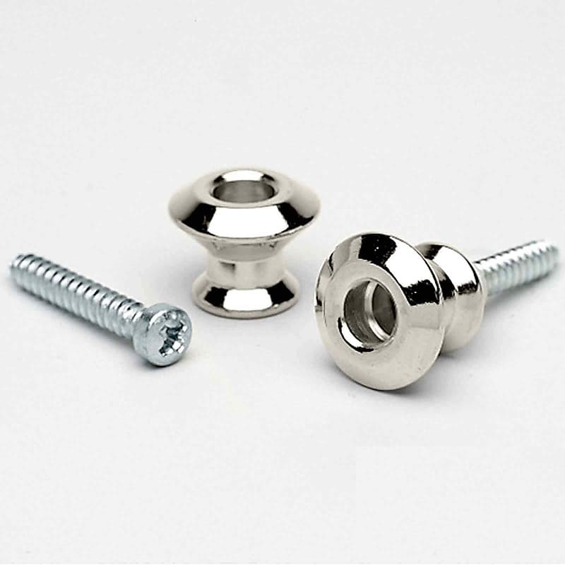 Dunlop Strap Button Set For Straplok Dual Design Strap Locks - Nickel –