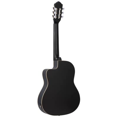 Ortega Family Series Thinline Acoustic-Electric Nylon Classical 6-String Guitar w/ Bag image 5