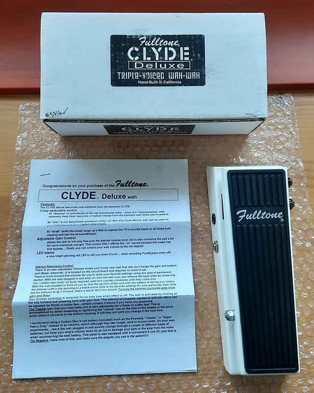 Fulltone Clyde Deluxe Wah | Reverb Luxembourg