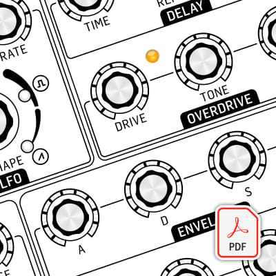 Behringer Neutron  - Beautifully Illustrated Blank Patch Sheet PDF