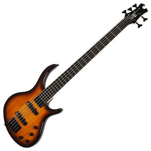 Epiphone Tobias Toby Deluxe V 5 String Bass Tobacco Sunburst