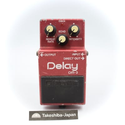 BOSS Delay DM-3  JAPAN ディレイ エフェクター Boss DM-3 - アナログ・ディレイの名機「BOSS DM-2」の後継機種