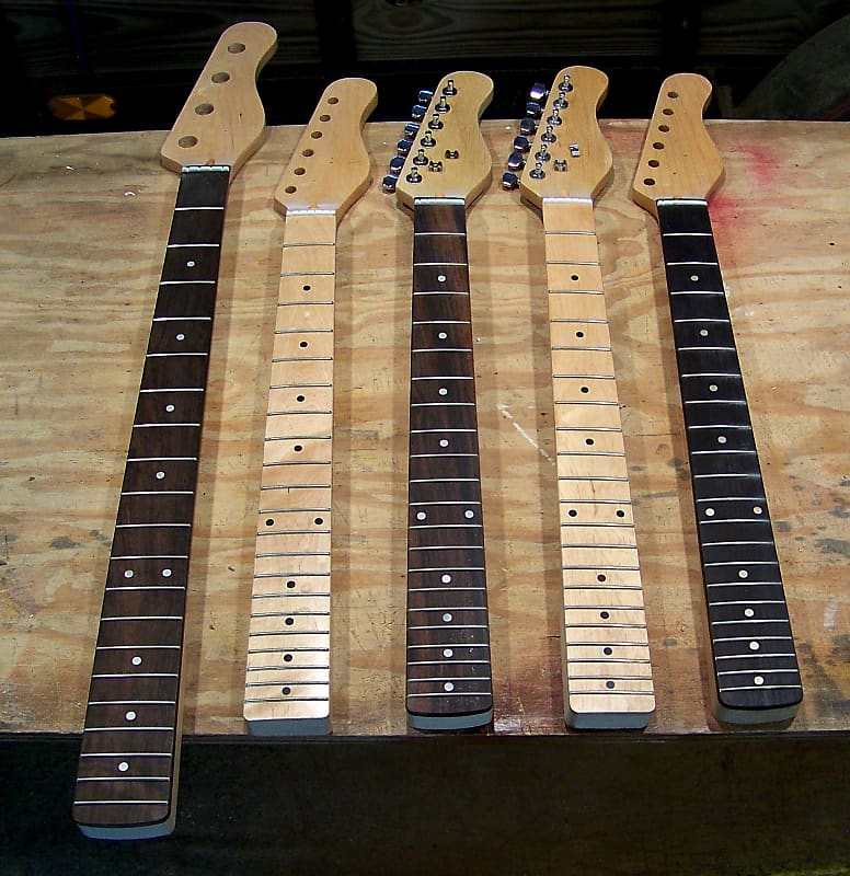 Build Your Own Guitars! Lot of 5 Fretted and Finished Reverb