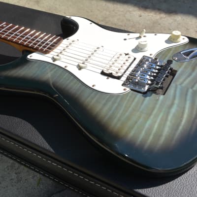 1993-1994 Fender Stratocaster HSS Foto Flame with Floyd Rose, Rosewood Fretboard, Made in Japan image 24