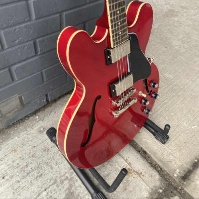 Epiphone Inspired by Gibson ES-335 Electric Guitar - Cherry image 4
