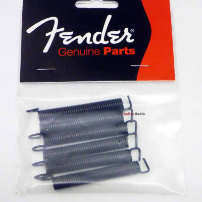 Genuine Fender Black Tremolo Bridge Tension Springs Set - Package of 6 image 1