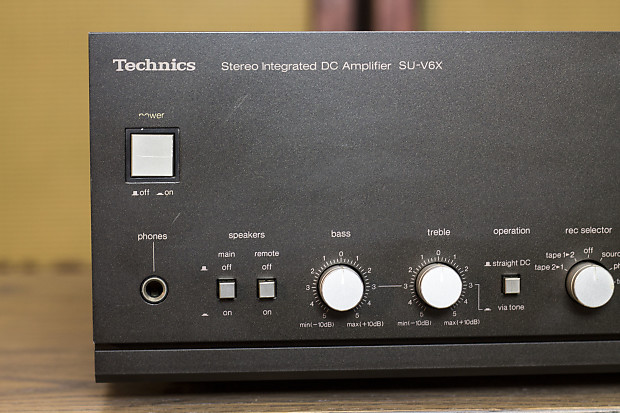Technics SU-V6X ステレオインテグレーテッドDCアンプ TECHNICS SU-V6X Integrated Stereo DC Amplifier Tested