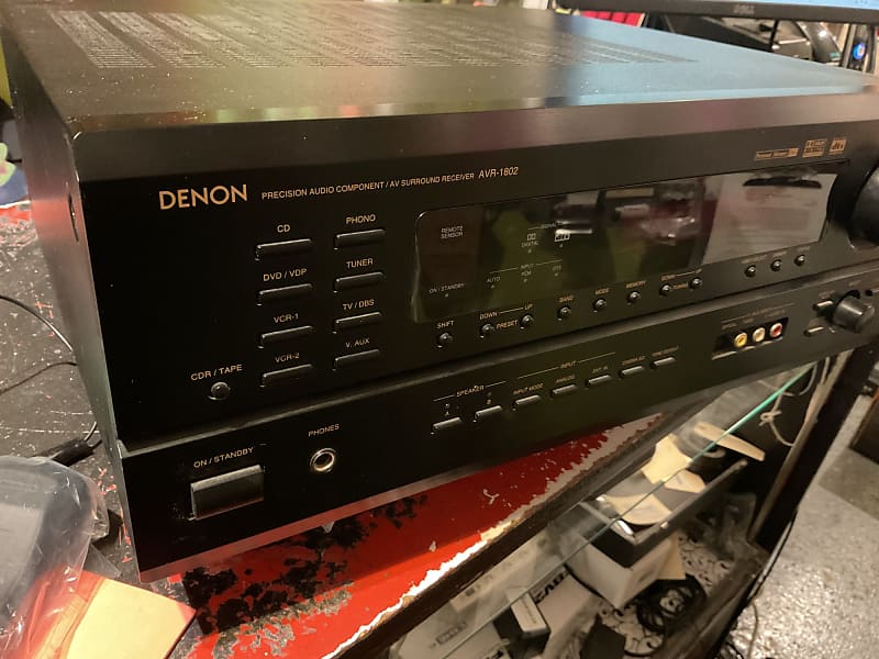Denon AVR-1802 Receiver w/ Remote Control  			