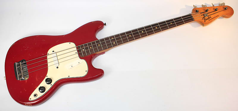 Fender Musicmaster Bass • 1973 • Dakota Red • Very Good Cond image 1