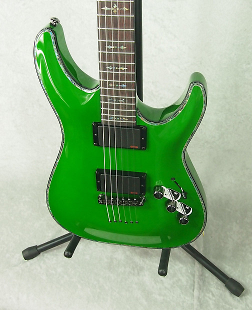 Schecter Hellraiser C-1 in Steele Green Capitol Guitars Exclusive LTD run  of 12!