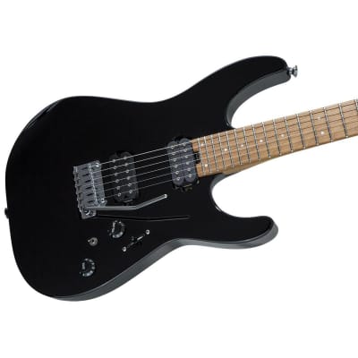 Charvel Pro-Mod DK24 HH 2PT CM Electric Guitar (Gloss Black) image 7